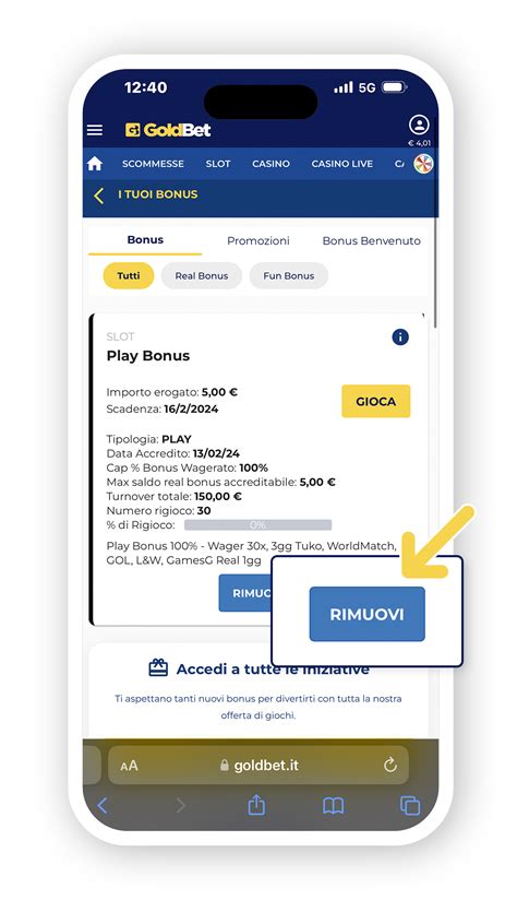 play bonus goldbet.